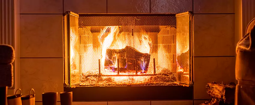 Mendota Hearth Landscape Fireplace Installation in Fairborn, Ohio