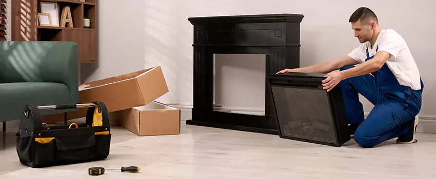 Old Rusted Metal Fireplace Repair And Replacement in Fairborn, OH